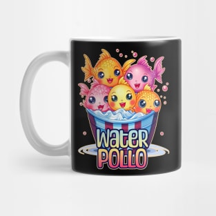 Water Pollo Kawaii Fish in a Bucket Mug